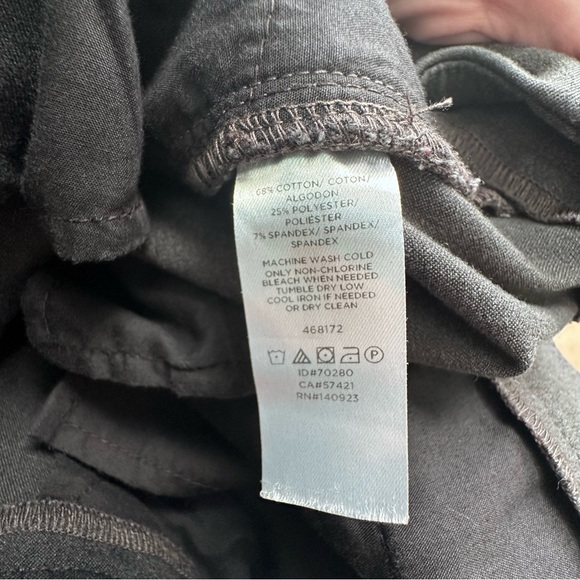 Loft Outlet Charcoal Gray Skinny Ankle Pants Size 16 - Picture 7 of 7